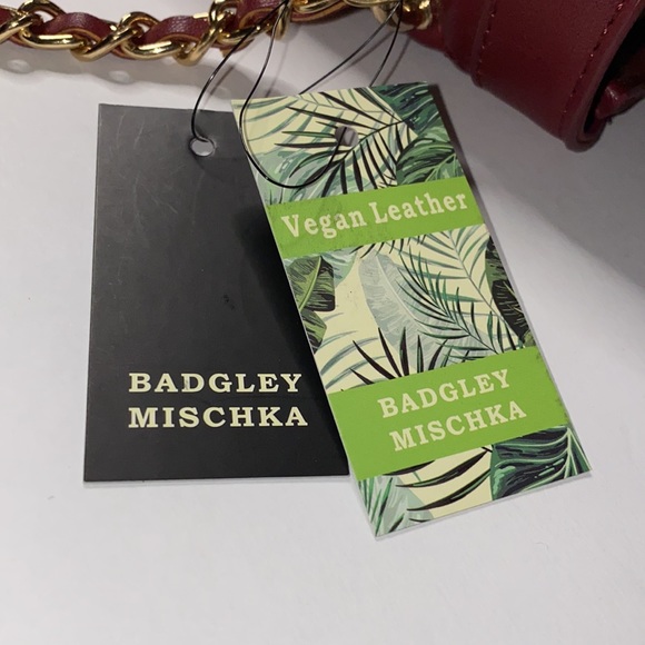 Badgley Mischka studded crossbody in wine NWT - Picture 13 of 13